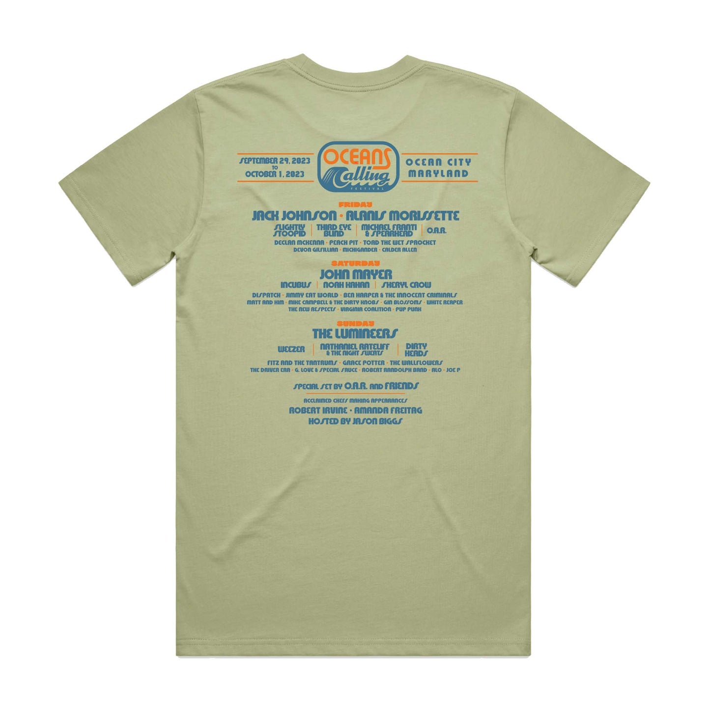 Rainbow Lineup Tee