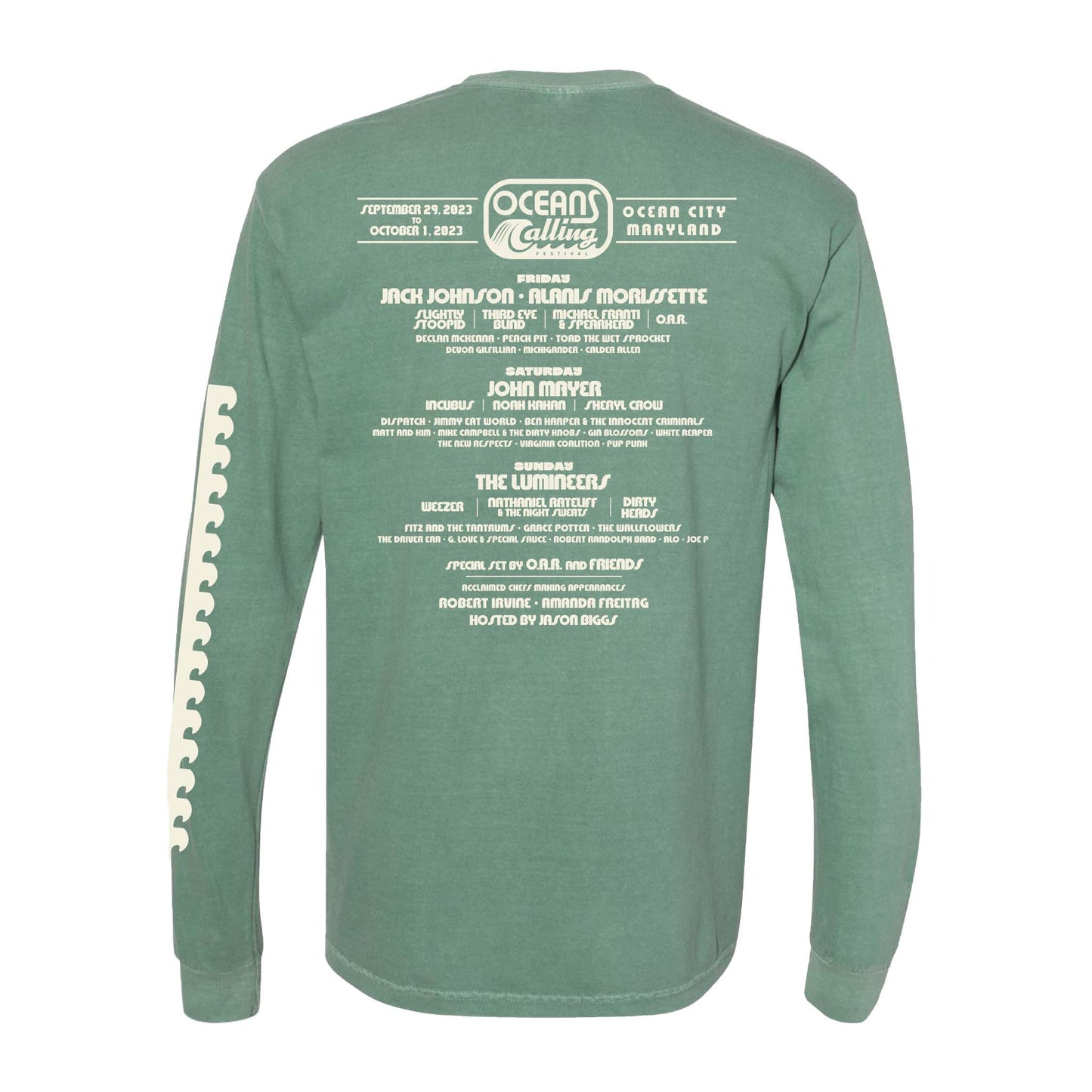 OC Logo Longsleeve Lineup Tee