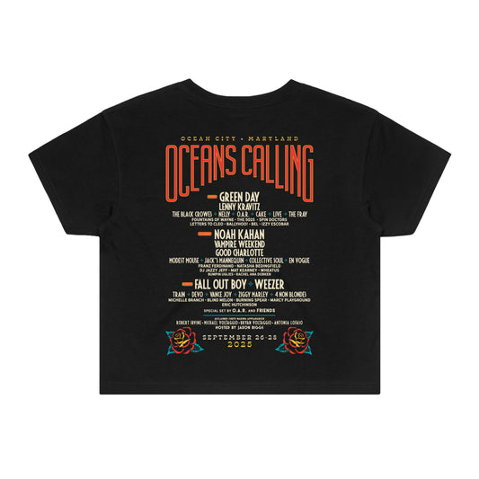 Women's Rose Lineup Crop Tee