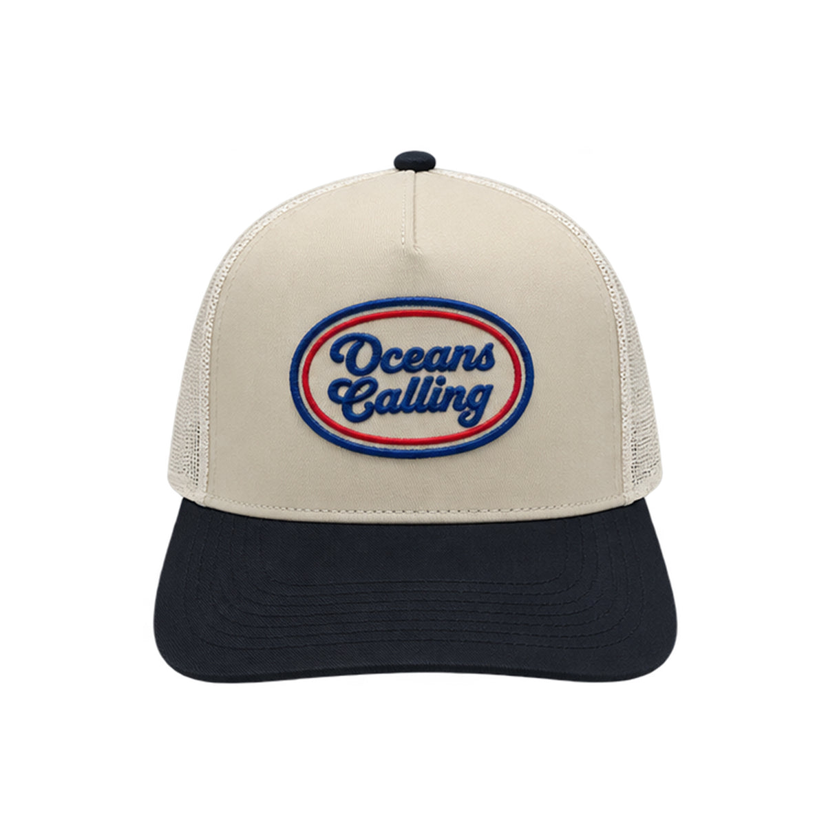 Oval Two-Tone Trucker Hat