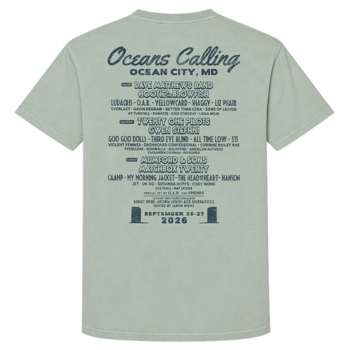 Sand Castle Lineup Tee
