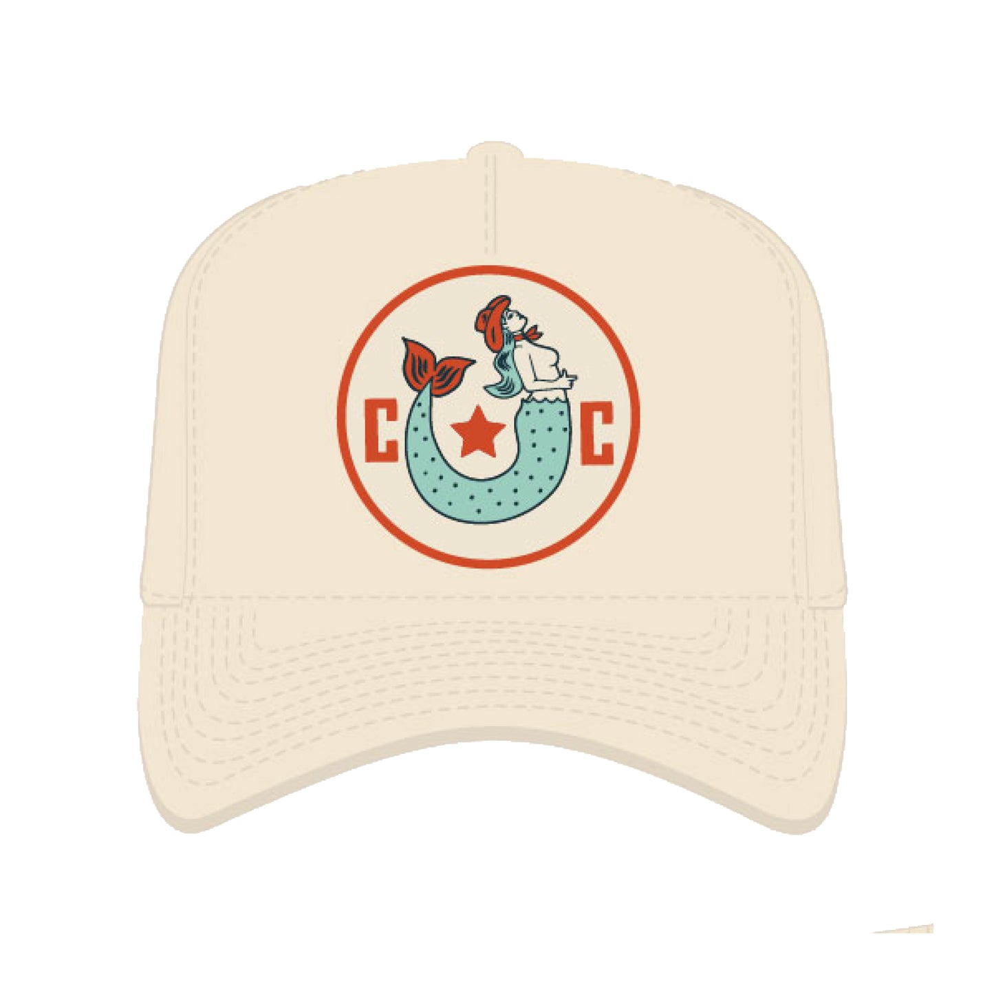 Country Calling Mermaid A-Frame Hat