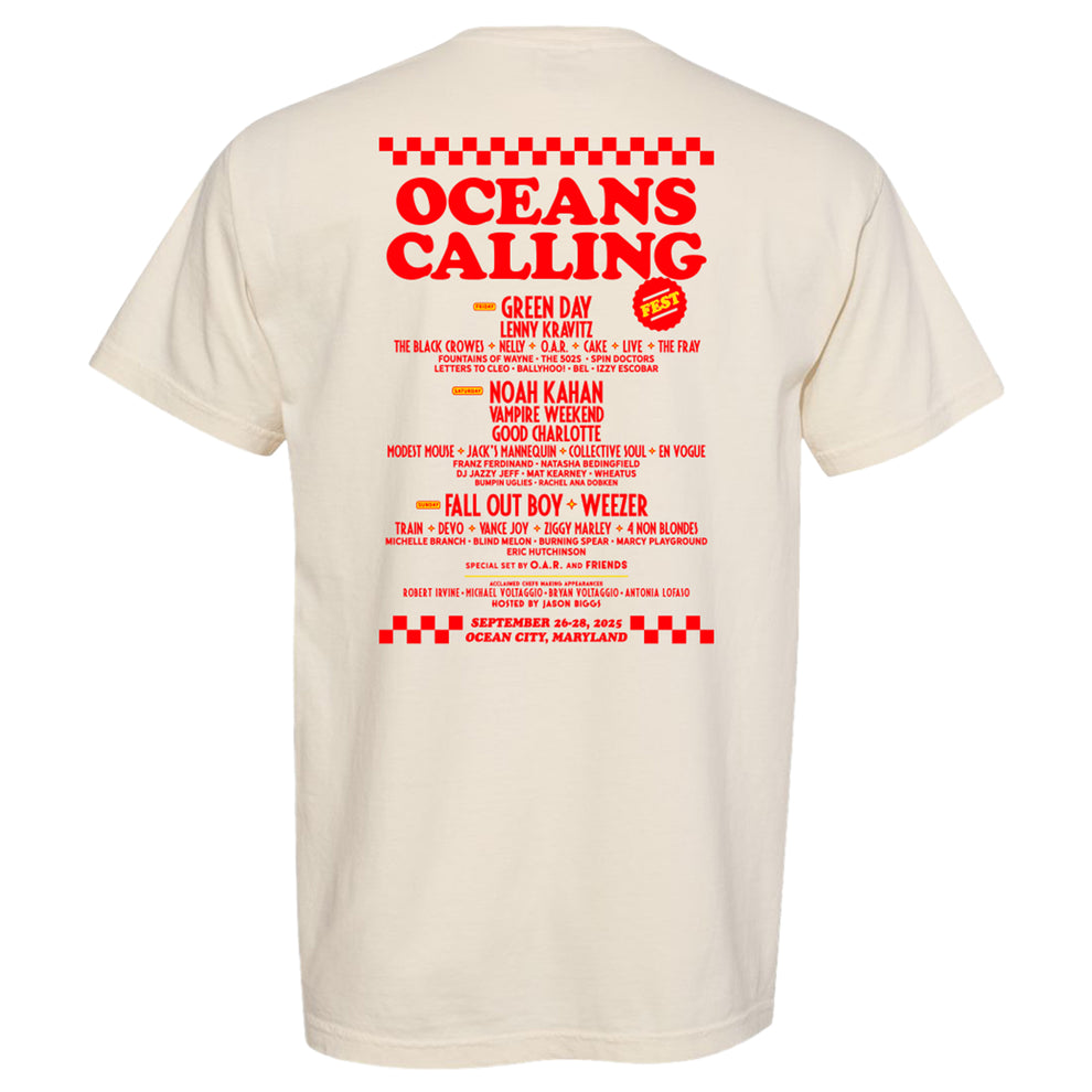 Fries Lineup Tee – Oceans Calling Festival