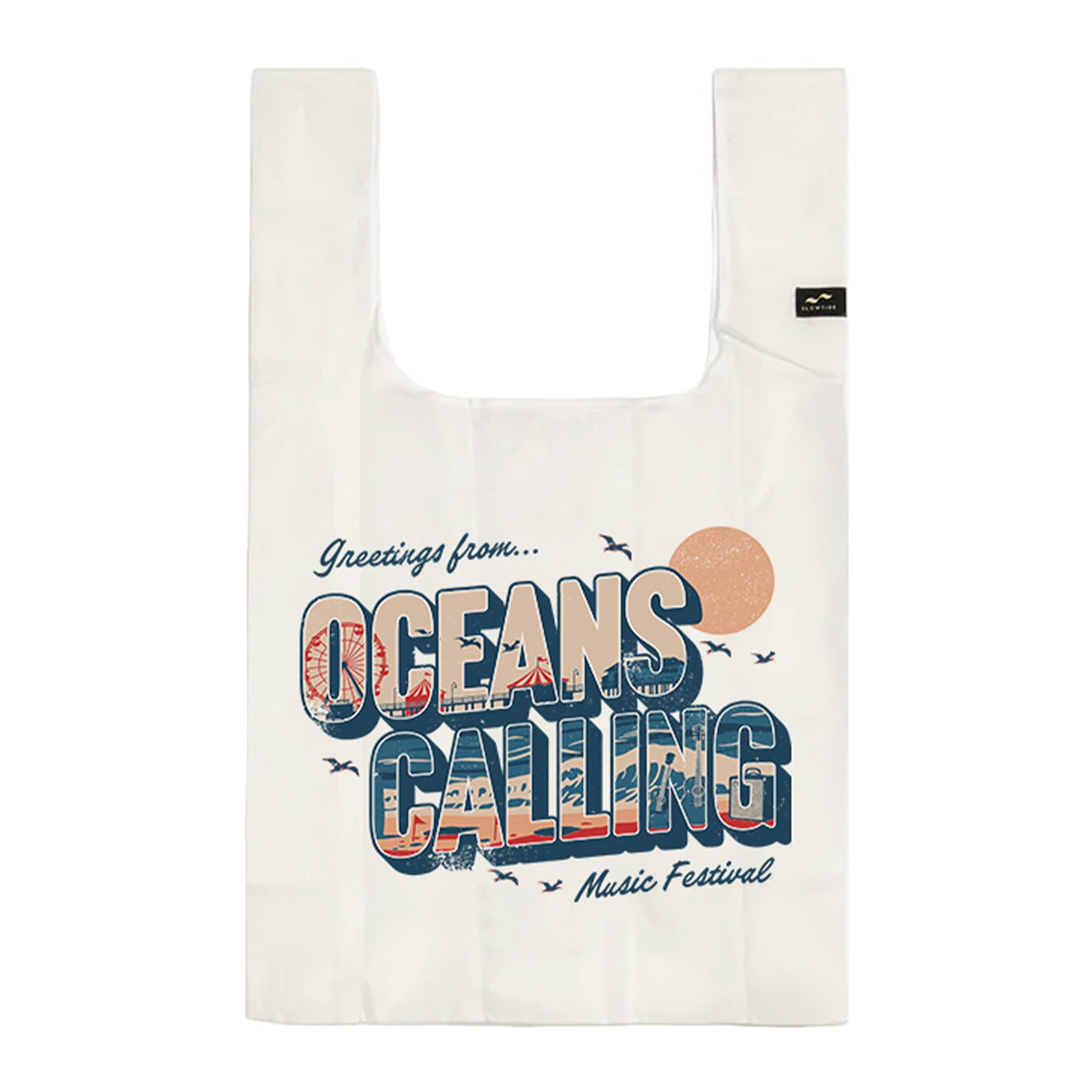 Slowtide Postcard Nylon Tote Bag (Pre-Order)
