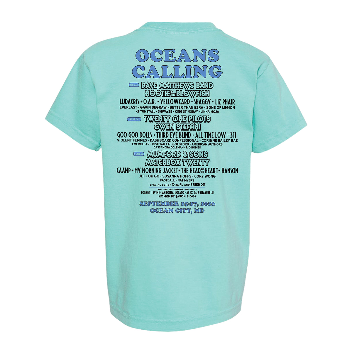Kids Boardwalk Icons Lineup Tee
