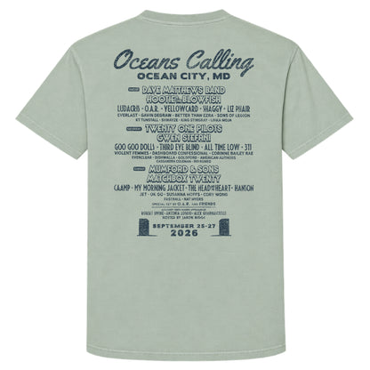 Sand Castle Lineup Tee