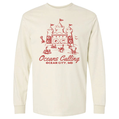 Sand Castle Lineup Long Sleeve Tee