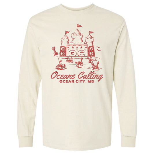 Sand Castle Lineup Long Sleeve Tee